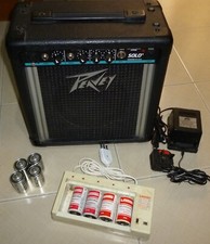 Peavey SOLO Amplificatore Chitarra & Microfono 15W + Batterie D busking VINTAGE