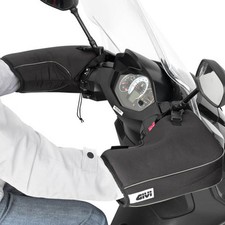 PARAMANI IN POLIESTERE NERI IMPERMIABILE UNIVERSALE MOTO SCOOTER GIVI TM418