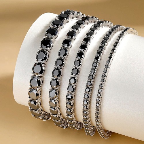 Bracciale catena tennis - , 3-8mm
