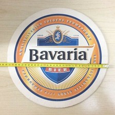 ENORME SOTTOBICCHIERE - BIRRA BAVARIA - HUGE COASTER BAVARIA BIER (32 CM.)