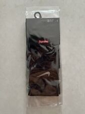 Supreme FW24 Nike Spark Lightweight Running Crew Socks Black Size 2 New IN HAND