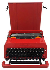 Macchina da Scrivere Olivetti Valentine Rossa + Custodia
