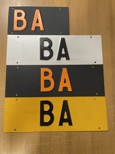 lotto targhe vintage rimorchio