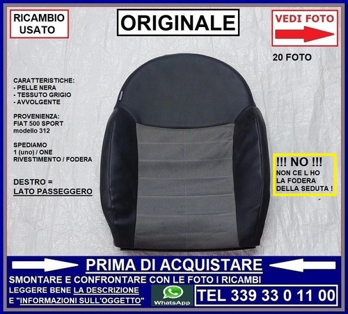 Rivestimento fodera schienale - rivestimento,