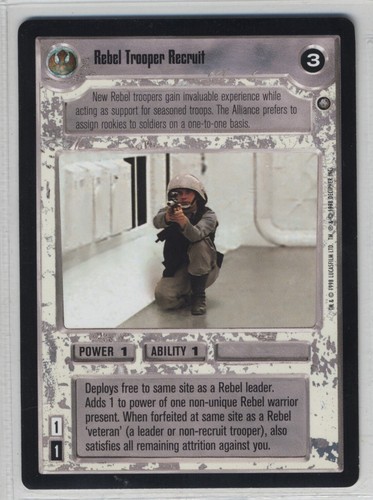 Star wars ccg rebel trooper - wars,