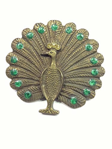 Fibbia per cintura pavone - fibbia,