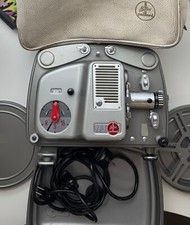 PROIETTORE BOLEX PAILLARD 18-5 STANDARD 8mm. + LEATHER CASE. MADE IN SWITZERLAND