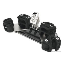 Lewmar Carrello randa 2 supporto verticale pulegge doppie con strozzatore 68.725