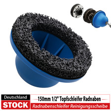 Smerigliatrice mozzo ruota 150 mm 1/2" pulizia mozzo ruota cambio ruote ruggine levigatura pentola