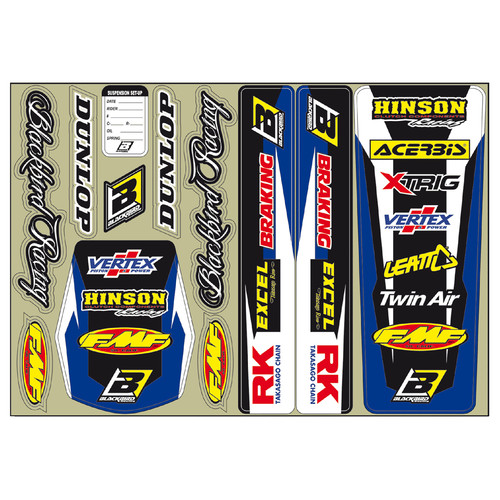 Kit foglio adesivi moto - kit,