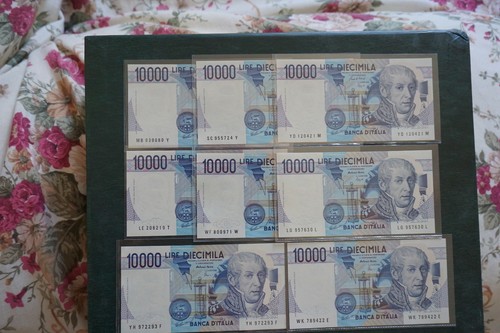 Lire 10000 volta - volta, serie