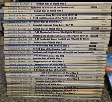 31 Osprey Combat Aircraft Of The Aces Series Lot Barrett Tillman (#s In Pics)