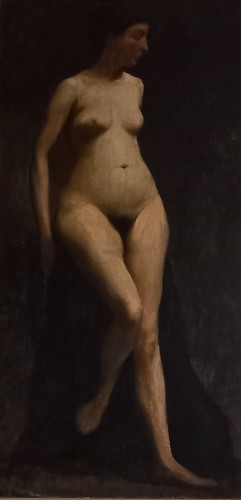 Dipinto olio tela secxx - su,