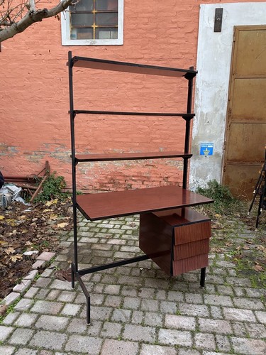 Scrivania con libreria vintage - scrivania,