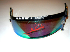 CASCO USATO GARA FIRMATO MARIO ANDRETTI SCUDO FACCIALE CERTIFICATO BECKETT