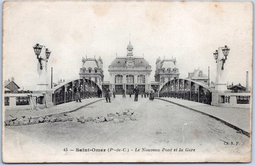 Saint omer vintage postcard - saint-omer,
