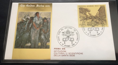 Fdc vatican volo roma - fdc,,