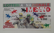 31° BIGLIETTO LOTTERIA