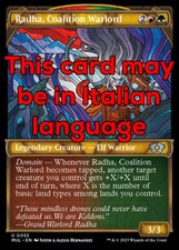 MTG RADHA, COALITION WARLORD 55 FOIL EXC SIGNORA DELLA GUERRA COALIZIONE MUL IT