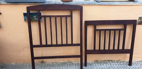 Letto singolo legno - legno, di