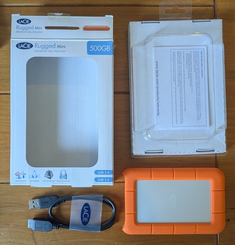 Lacie rugged mini disco - disco, rigido