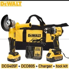 DeWalt Kit Utensili Da Lavoro 20V Flessibile Smerigliatrice_Trapano Percussione 