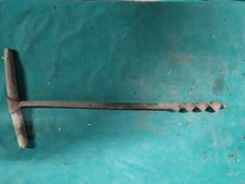 ANTICA TRIVELLA SUCCHIELLO MANUALE IN FERRO EPOCA VINTAGE