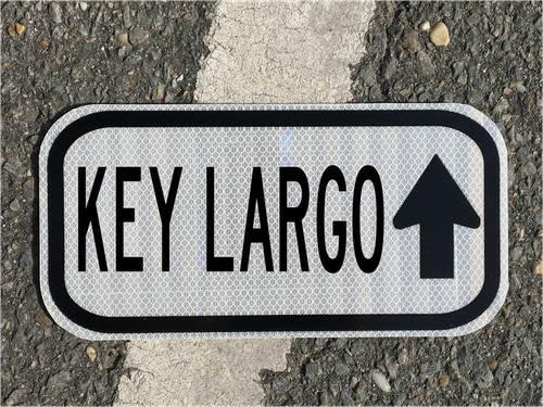 Cartello stradale key - cartello,