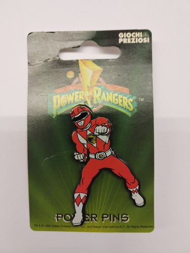 Power pins rangers red - pins,