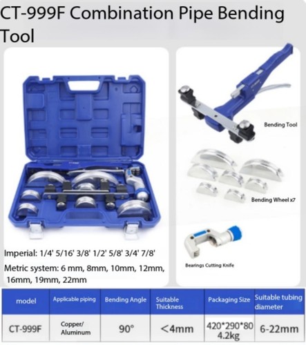 Curvatubi manuale rame e - in,