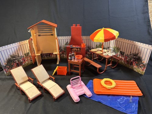 Set barbecue piscina - barbecue, e