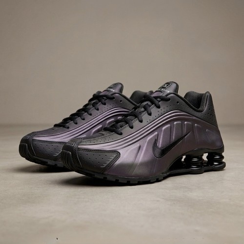 Nike shox cave viola nero - r4,