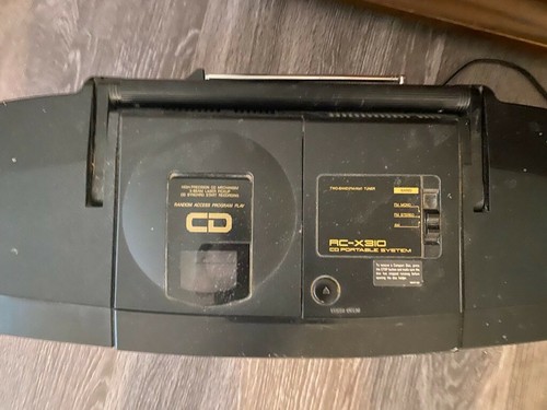 Sistema portatile vintage - sistema, cd