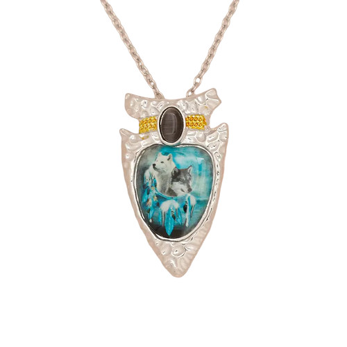 Collana con ciondolo lancia