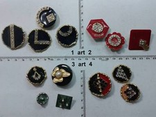  lotto bottoni gioiello smalti