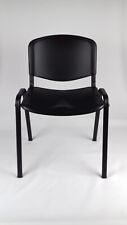 Ricambio Kit sedia PVC NERO seduta e schienale fissa ufficio conferenza riunione
