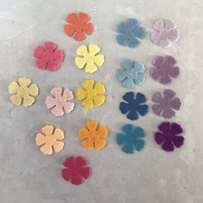 Mini fiori di feltro, fiori di