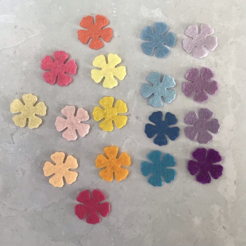 Mini fiori feltro - fiori, di