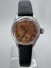 Orologio Vintage Donna Donna Zenith Quadrante Patina Carica Meccanica Raro