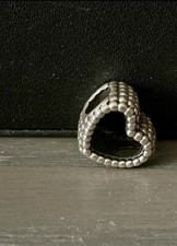 Charm originale Pandora di cuore argentato