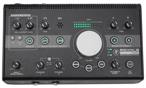 Mackie big knob studio - big, 3x2