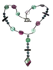 Collana vera perle Keshi