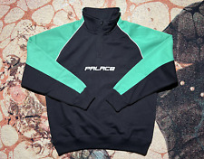 Palace Palstar 1/4 Zip Nero Taglia Extra Large Nuovo