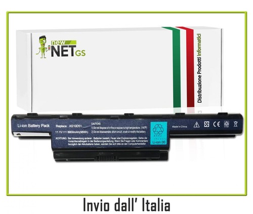 Batteria per acer as10d75 - per,