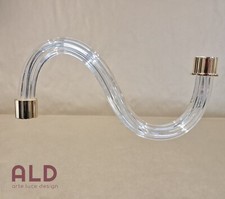 Braccio di ricambio per lampadario in vetro cristallo boccolo oro 30cm 12"