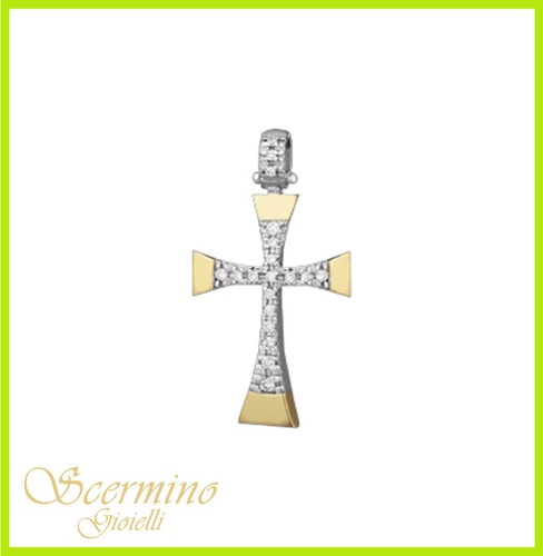 Pendente croce uomo oro - croce,