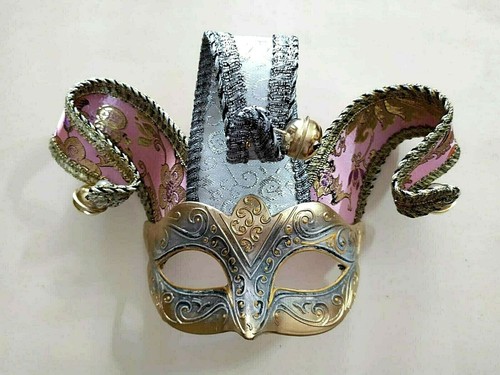 Colombina giullare maschera - colombina,