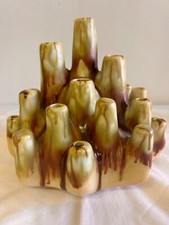 VASO CERAMICA SCULTURA CENTROTAVOLA DESIGN 70 RIGON BERTONCELLO  SCHIAVON