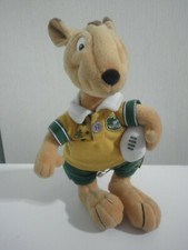 Canguro Peluche Mascotte Rugby Union Australia Rary Gadget 29 cm.   CT