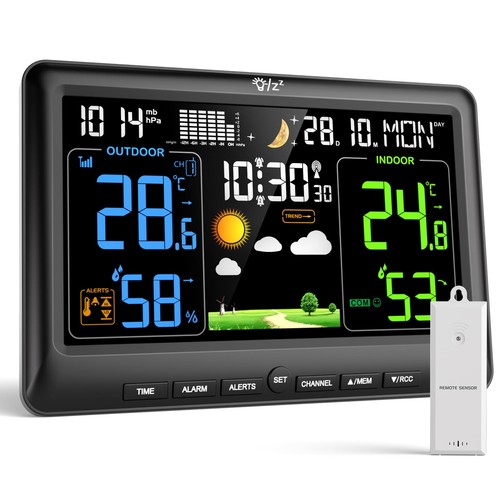 Stazione meteo con - con, sensore